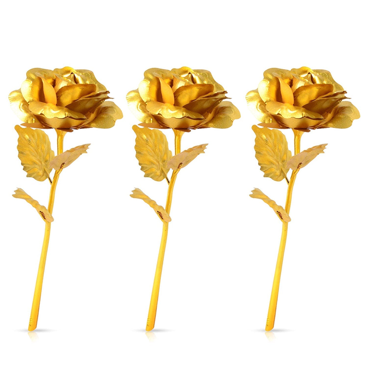 Golden rose for decoration Golden rose for decoration